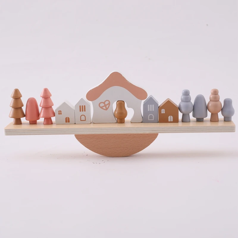 Natural wooden toddler toy with smooth child friendly design