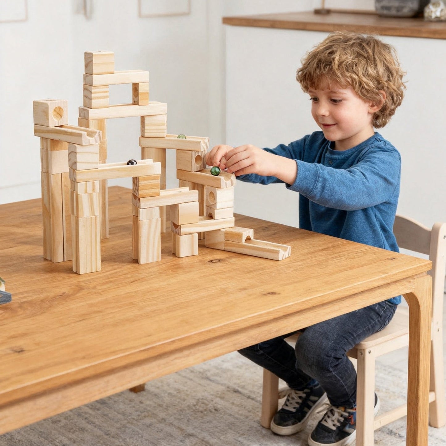 Open-ended STEM building toy that encourages creativity and problem solving