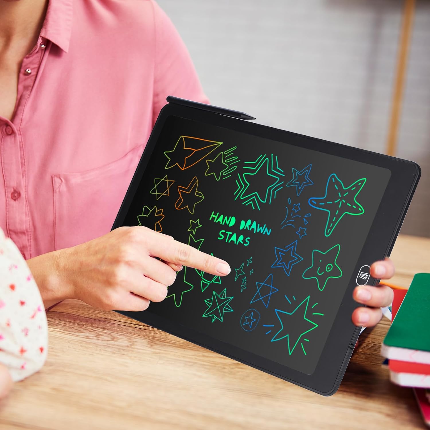Portable LCD writing board for travel and school
