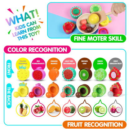 Preschool color and shape learning toy for toddlers and young children