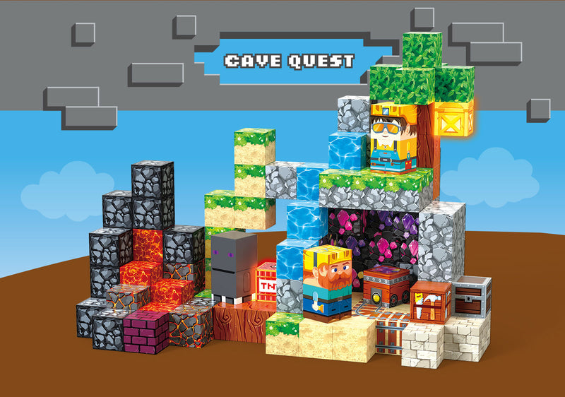 Screen free building toy for creative activities
