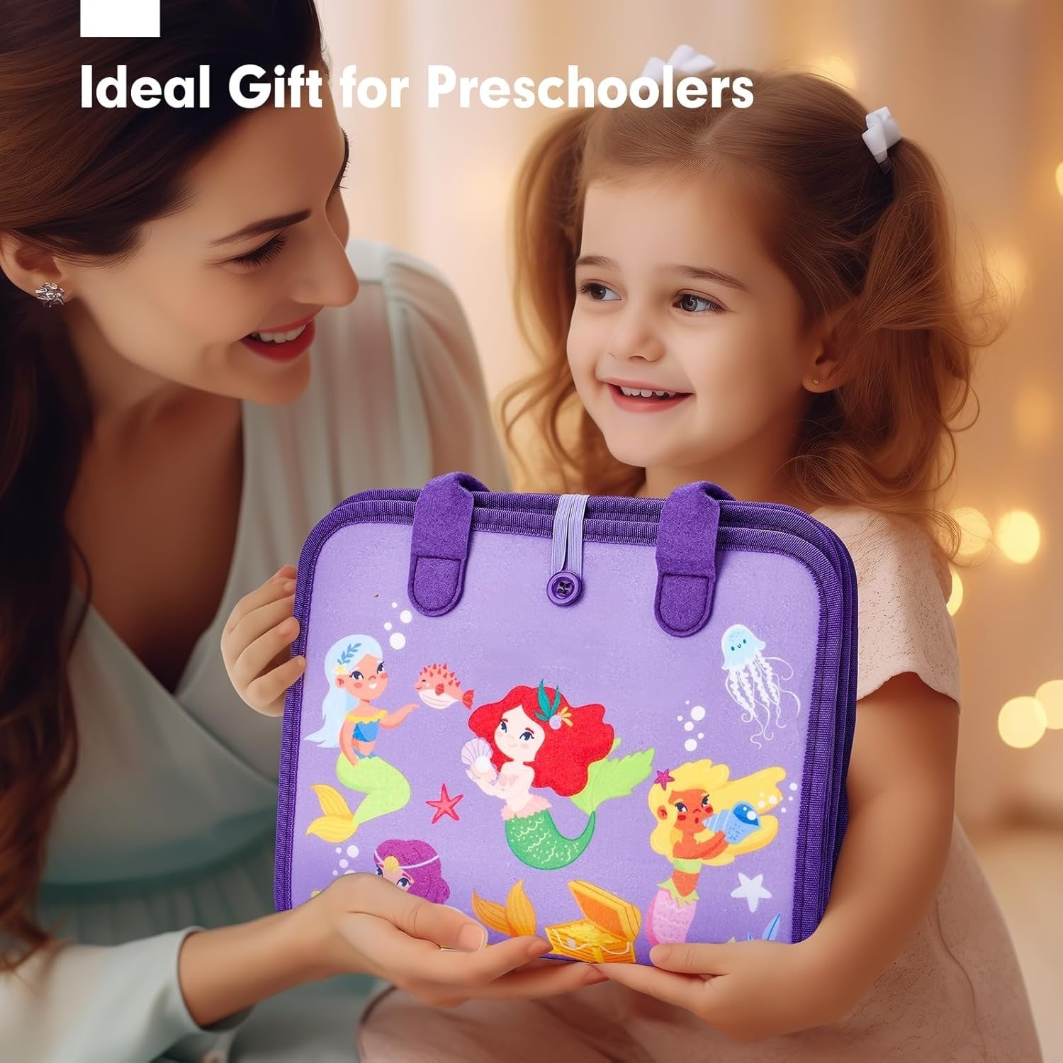 Screen free learning toy supporting preschool development