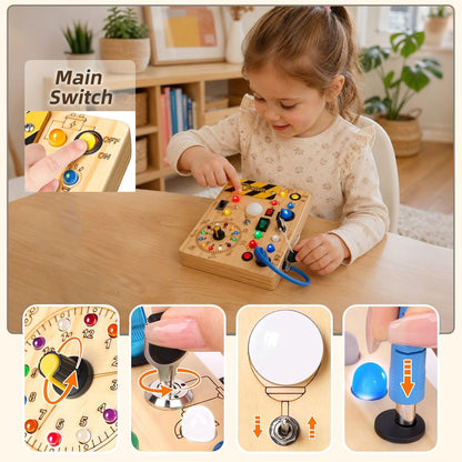 Screen free educational toy for toddlers without tablets or electronics