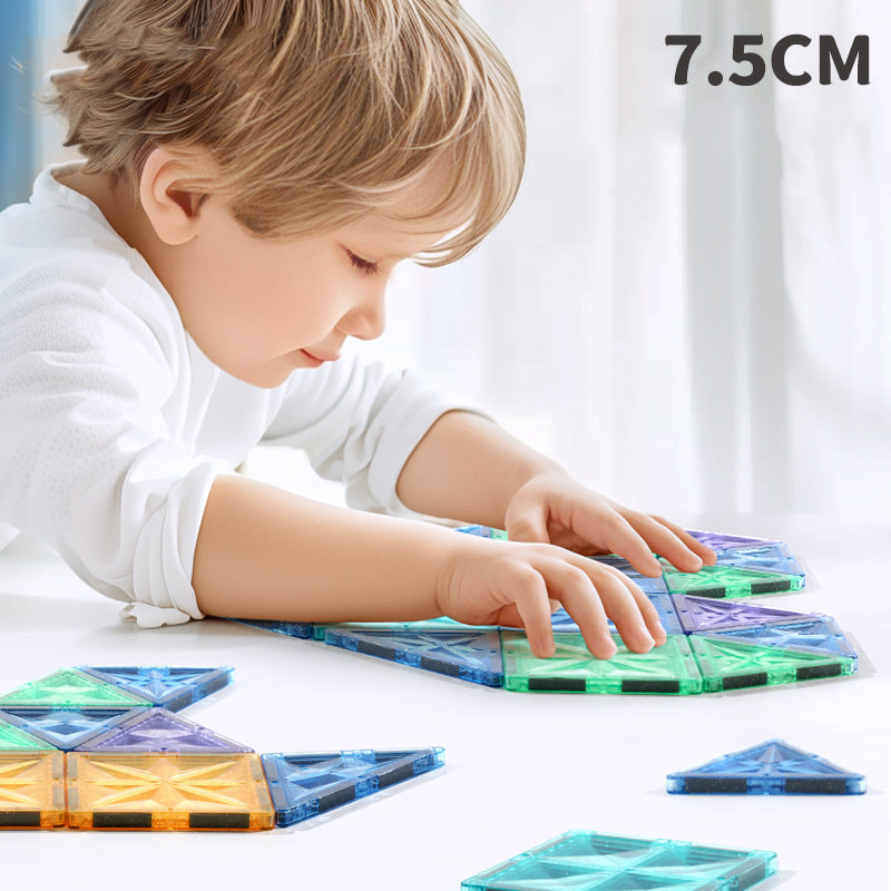 Magnetic Building Blocks Set - Shining Diamond for kids and family play, image 2