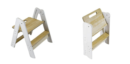 Foldable 2-in-1 Kids Step Stool for kids and family play, image 6