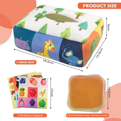 Baby Sensory Cloth Book Set - Soft Book for kids and family play, image 2