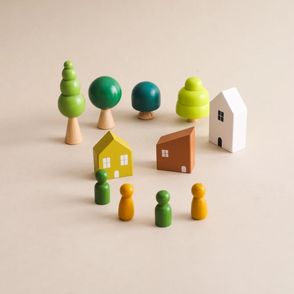 Toddler toy improving hand eye coordination through stacking play