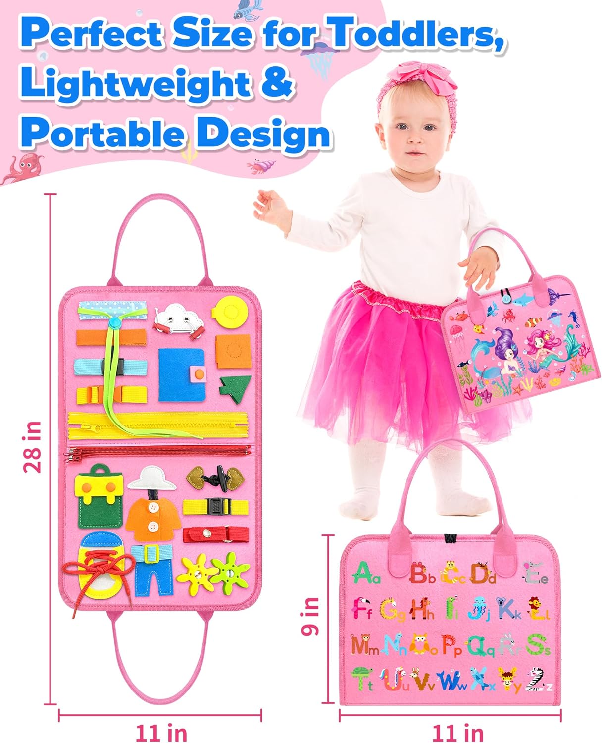 Toddler Travel Activity Book for Airplane and Car Trips