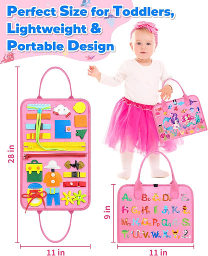 Toddler Travel Activity Book for Airplane and Car Trips