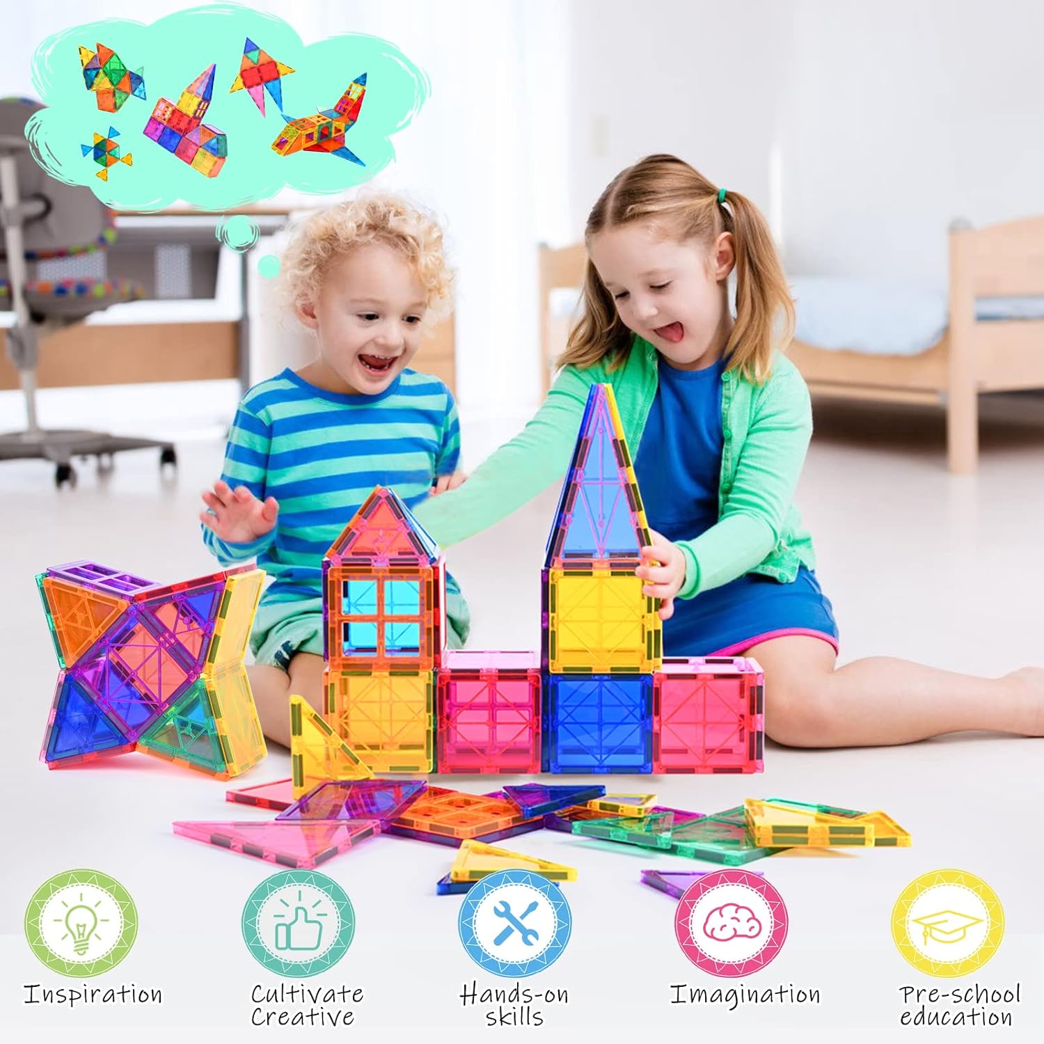 Wooden race track learning toy for toddlers
