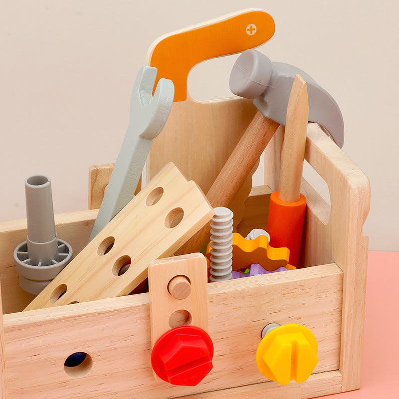 Wooden Tool Box for kids and family play, image 2