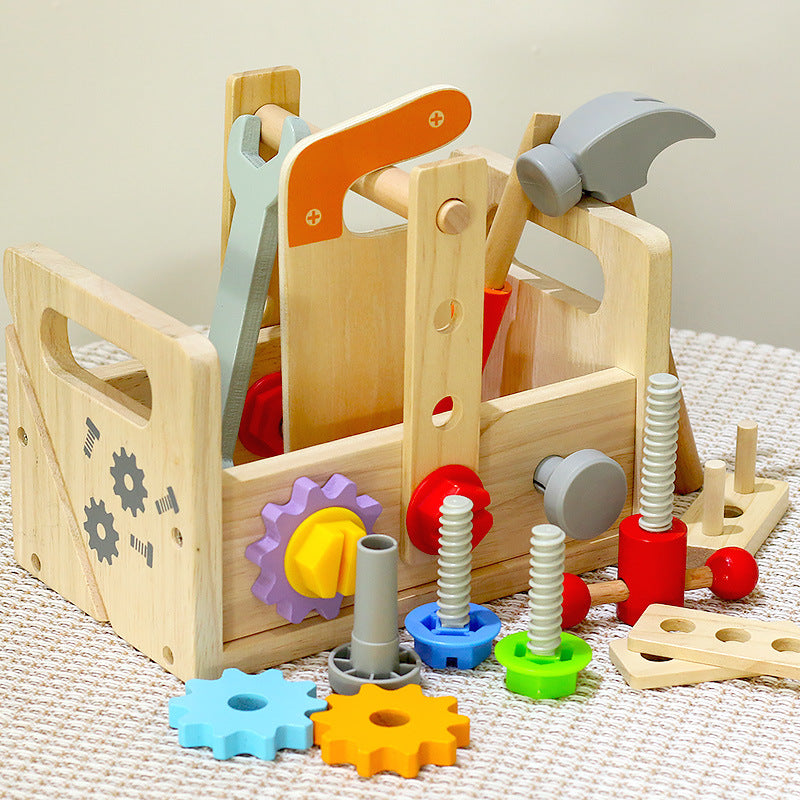Wooden Tool Box for kids and family play, image 3