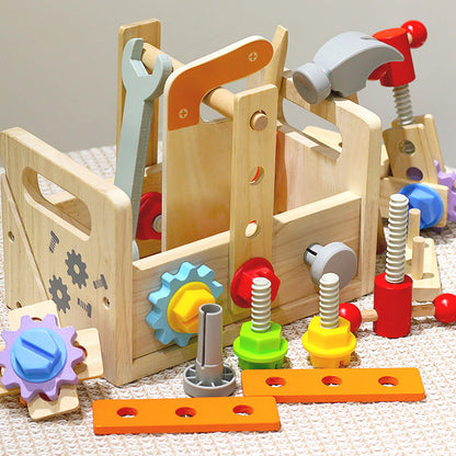 Wooden Tool Box for kids and family play, image 4