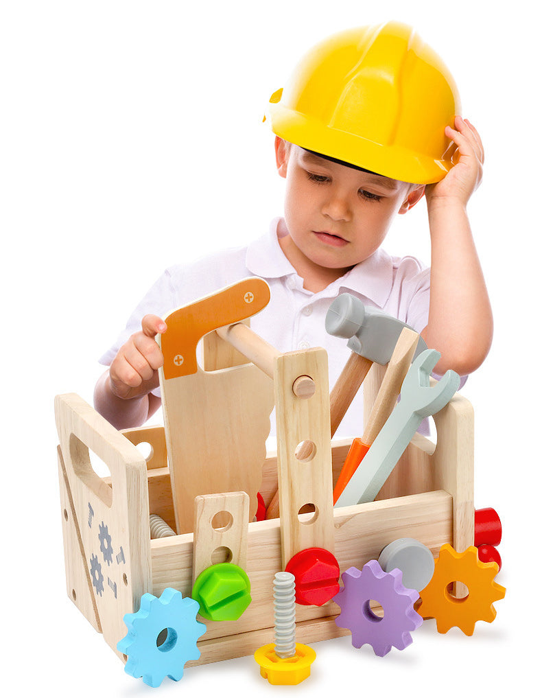 Wooden Tool Box for kids and family play, image 5