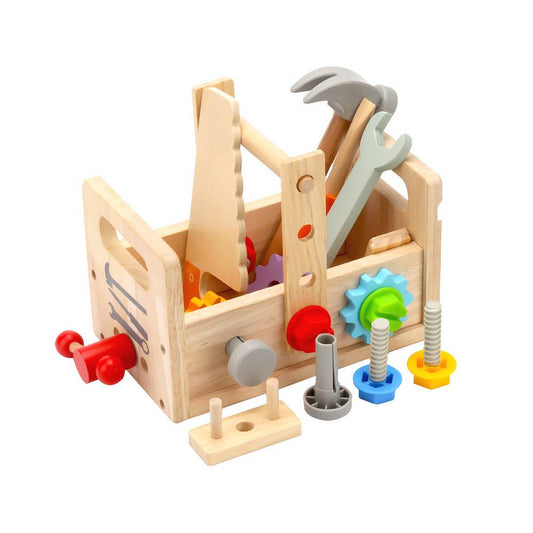 Wooden Tool Box for kids and family play, image 1