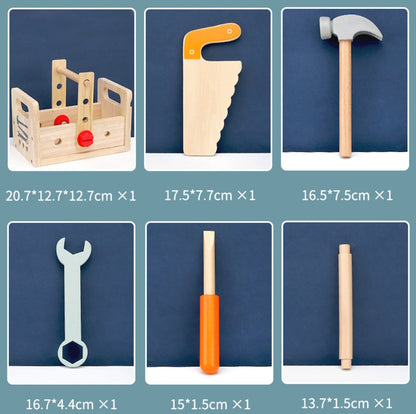Wooden Tool Box for kids and family play, image 6