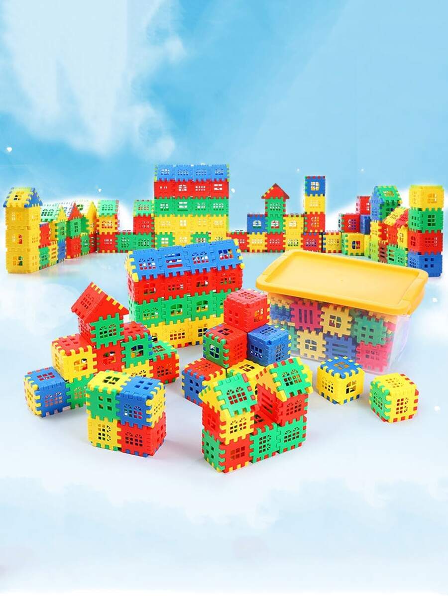 Wooden Building Blocks for kids and family play, image 2