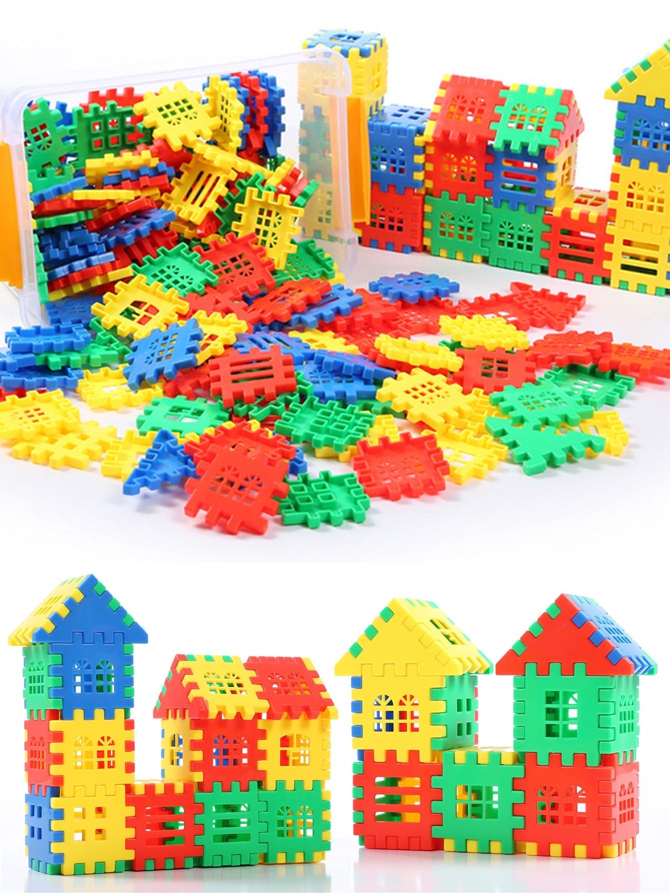 Wooden Building Blocks for kids and family play, image 4