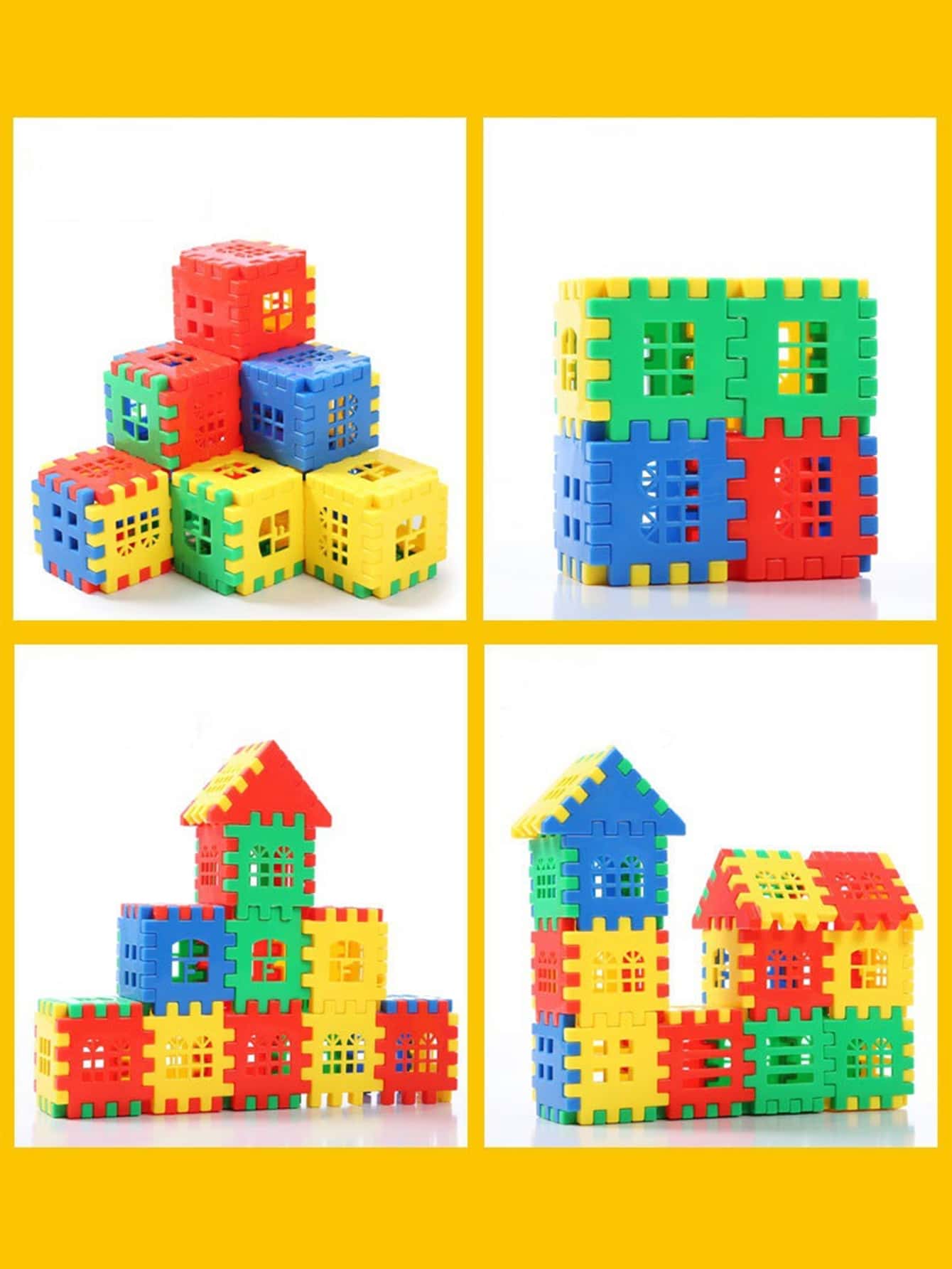Wooden Building Blocks for kids and family play, image 5