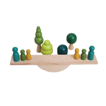Montessori wooden learning toy promoting creativity and problem solving