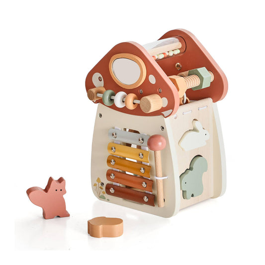 Wooden xylophone and piano toy for kids Montessori music play
