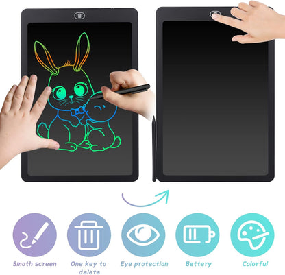 Reusable writing tablet with screen lock protection
